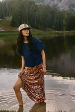 Load image into Gallery viewer, Hunter Bell Mika Top | Puff Sleeve Denim Top