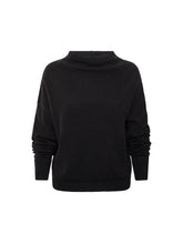 Load image into Gallery viewer, Brochu Walker The Morten Funnel Neck Cashmere Pullover | Black Onyx