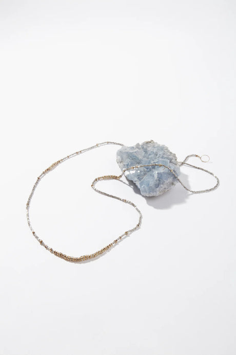 Iwona Ludyga Design Plene Lune Crystals Long Full Necklace