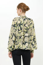 Load image into Gallery viewer, Oliphant High Neck Blouse | Suzani Charcoal