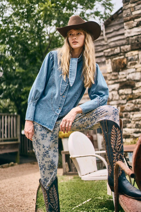 Hunter Bell Lakelynn Pant | Cornflower Blue