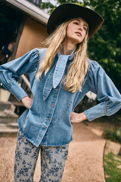 Hunter Bell Odessa Shirt | Vintage Denim
