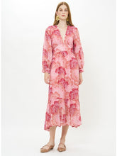 Load image into Gallery viewer, Oliphant Tie Back Maxi | Madrid Blush Gold Lurex