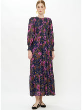 Load image into Gallery viewer, Oliphant Smocked Top Maxi | Suzani Navy