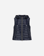 Load image into Gallery viewer, Herno VEST IN NYLON ULTRALIGHT AND MONOGRAM | Navy Blue