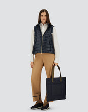Load image into Gallery viewer, Herno VEST IN NYLON ULTRALIGHT AND MONOGRAM | Navy Blue