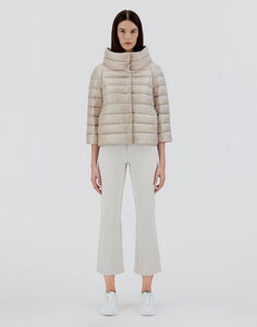 Herno Piumino Cappa Iconico Sofia Jacket | Chantilly Cream