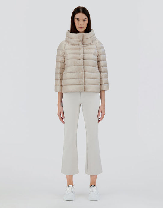 Herno Piumino Cappa Iconico Sofia Jacket | Chantilly Cream