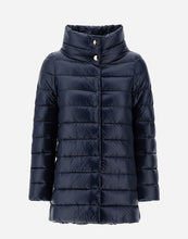 Load image into Gallery viewer, Herno Iconico Amelia A-Line Down Coat | Navy Blue