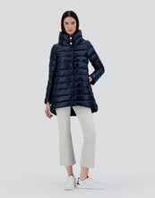 Load image into Gallery viewer, Herno Iconico Amelia A-Line Down Coat | Navy Blue