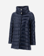 Load image into Gallery viewer, Herno Iconico Amelia A-Line Down Coat | Navy Blue