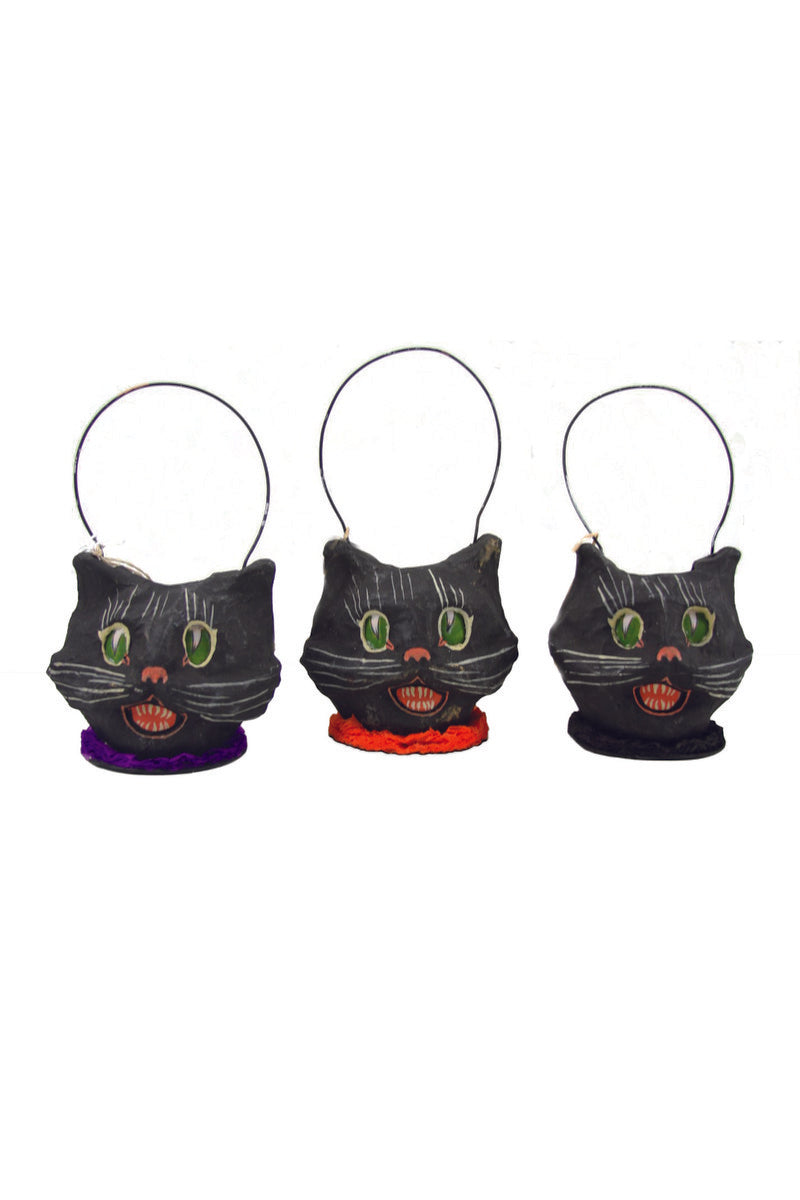 Mini Cat Halloween Decoration Bucket