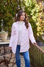 Load image into Gallery viewer, Karen Kane Pink Quilted Shacket