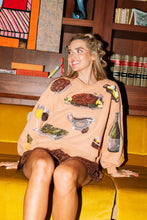 Load image into Gallery viewer, Queen Of Sparkles Turkey Queen Thanksgiving Sweatshirt