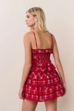 Load image into Gallery viewer, Loveshackfancy Ruffle Mini Tartan Skirt | Cherry Jubilee
