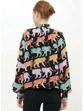 Load image into Gallery viewer, Oliphant High Neck Blouse | Raj Black