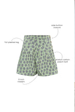 Load image into Gallery viewer, FINAL SALE Hunter Bell Willa Shorts | Navy Bird Block
