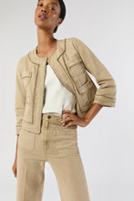 Load image into Gallery viewer, Ann Mashburn Kiki Jacket | Khaki Stretch Canvas