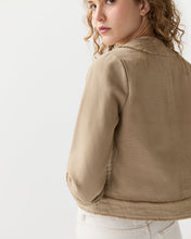 Load image into Gallery viewer, Ann Mashburn Kiki Jacket | Khaki Stretch Canvas