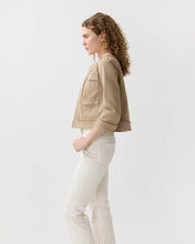 Load image into Gallery viewer, Ann Mashburn Kiki Jacket | Khaki Stretch Canvas