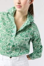 Load image into Gallery viewer, Ann Mashburn Liberty London Tomboy Popover Shirt | Green Sambourne