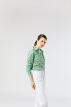 Load image into Gallery viewer, Ann Mashburn Liberty London Tomboy Popover Shirt | Green Sambourne