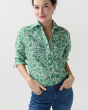Load image into Gallery viewer, Ann Mashburn Liberty London Tomboy Popover Shirt | Green Sambourne