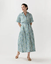 Load image into Gallery viewer, FINAL SALE Ann Mashburn Nathalie Dress | Liberty London Blue Green Vigers' Vine