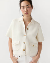 Load image into Gallery viewer, Ann Mashburn Devon Jacket | Ivory Cotton