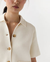 Load image into Gallery viewer, Ann Mashburn Devon Jacket | Ivory Cotton