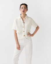 Load image into Gallery viewer, Ann Mashburn Devon Jacket | Ivory Cotton