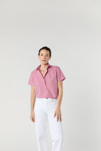 Load image into Gallery viewer, Ann Mashburn Scout Shirt | Mini Red Gingham