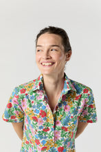 Load image into Gallery viewer, Ann Mashburn Short Sleeved Popover Dress | Clarabell Liberty Fabric