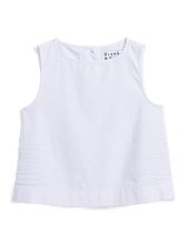 Load image into Gallery viewer, Frank &amp; Eileen Shelley Shell Tank Top | Famous Denim | White