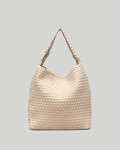 Naghedi NY Nomad Hobo Bag | Ecru