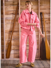 Load image into Gallery viewer, FINAL SALE Hunter Bell Solene Jacket | Peony Pink Denim