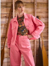 Load image into Gallery viewer, FINAL SALE Hunter Bell Solene Jacket | Peony Pink Denim