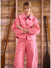 Load image into Gallery viewer, FINAL SALE Hunter Bell Solene Jacket | Peony Pink Denim