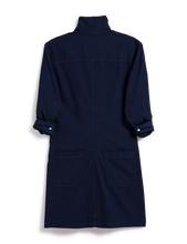 Load image into Gallery viewer, Frank &amp; Eileen Southern Ireland Utility Mini Dress | Navy