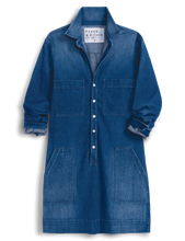 Load image into Gallery viewer, Frank &amp; Eileen Ireland Dress Utility Dress | Italian Dream Denim 1984 Wash