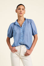 Load image into Gallery viewer, Trovata Mira Blouse | Brisa Houndstooth