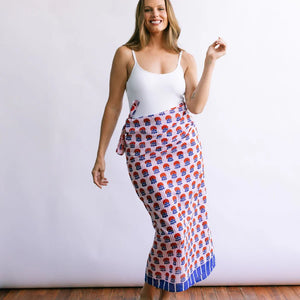 Sunshine Tienda Pinstripe Marigold Sarong