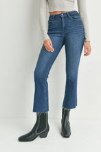 Load image into Gallery viewer, The Cropped Demi Flare | Dark Denim