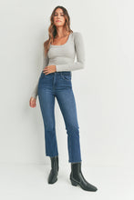 Load image into Gallery viewer, The Cropped Demi Flare | Dark Denim