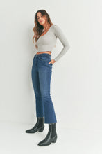 Load image into Gallery viewer, The Cropped Demi Flare | Dark Denim