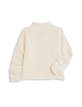 Load image into Gallery viewer, Monterey Pointelle Rolled Funnel Neck Sweater | Ivory