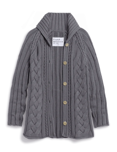 Frank & Eileen Cotswolds Cable Knit Cardigan | Elephant