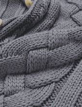 Load image into Gallery viewer, Frank &amp; Eileen Cotswolds Cable Knit Cardigan | Elephant