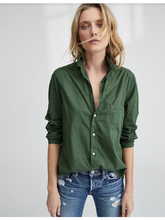 Load image into Gallery viewer, Frank &amp; Eileen | Eileen Relaxed Button Up Army Green