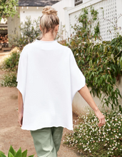 Load image into Gallery viewer, Frank &amp; Eileen Audrey | Funnel Neck Capelet White